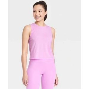 2/$10   All in Motion Women's Cropped Active Tank Top Purple